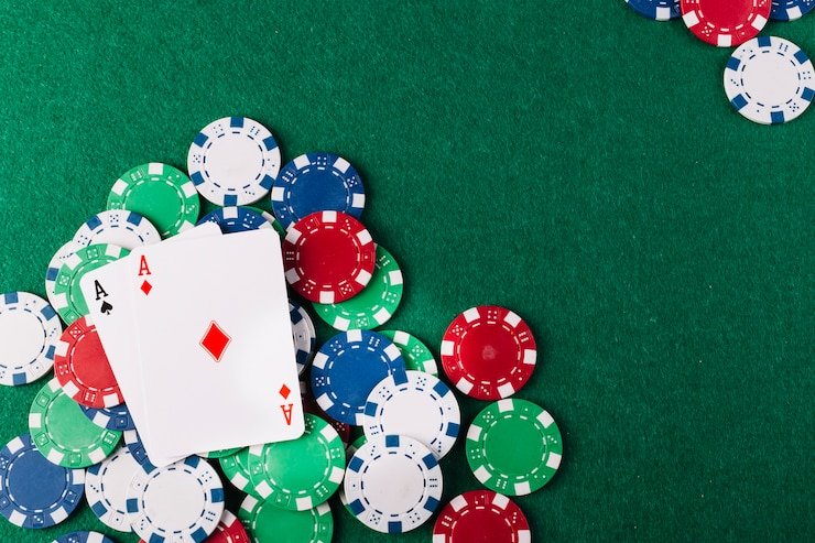 Live dealer broadcast studio at pisang4d showing multiple camera angles of a blackjack table